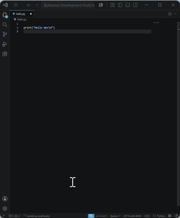 Insert demo